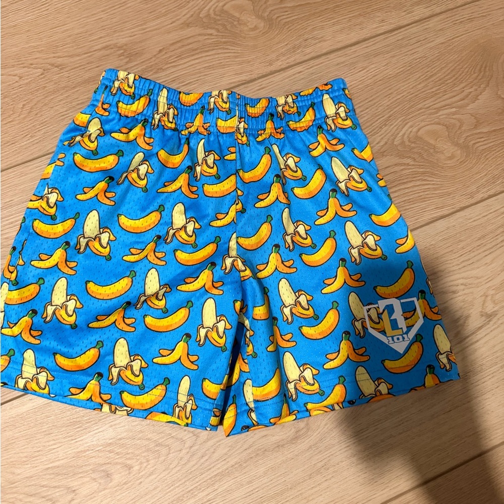 Baseball 101 Banana Shorts